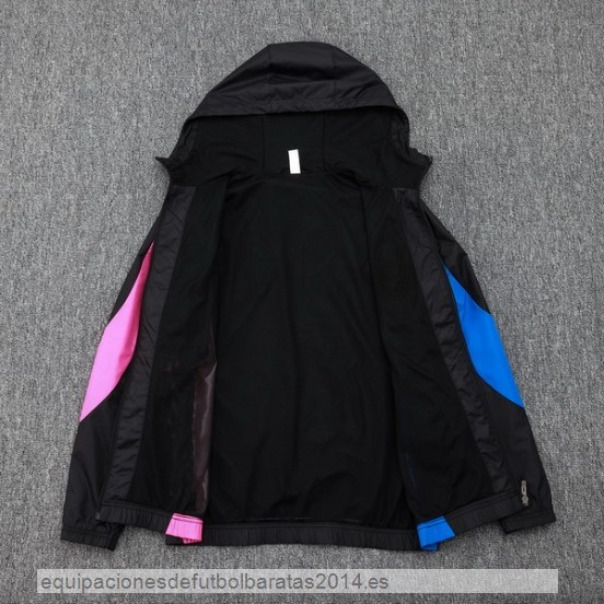 Nuevo Rompevientos AC Milan 23/24 Negro Rosa Azul Baratas